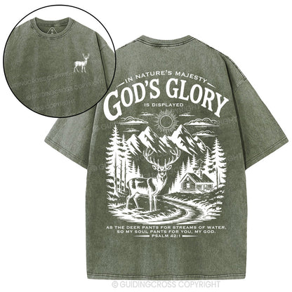 God's Glory Christian Washed T-Shirt