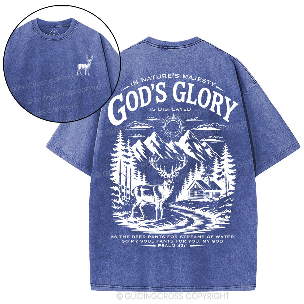 God's Glory Christian Washed T-Shirt