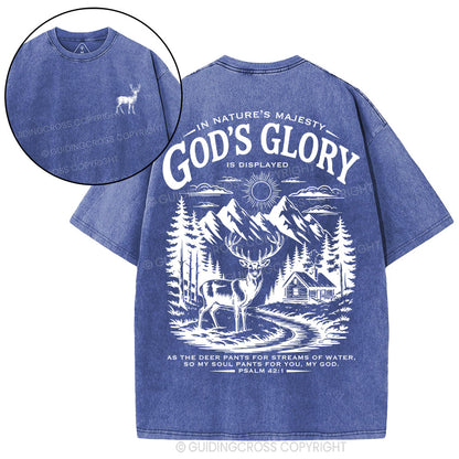God's Glory Christian Washed T-Shirt