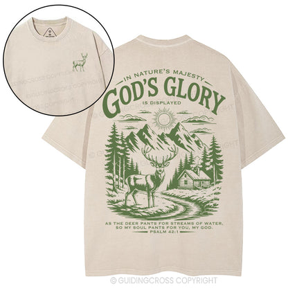 God's Glory Christian Washed T-Shirt