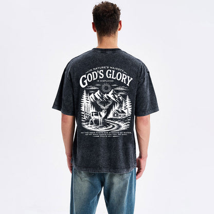 God's Glory Christian Washed T-Shirt