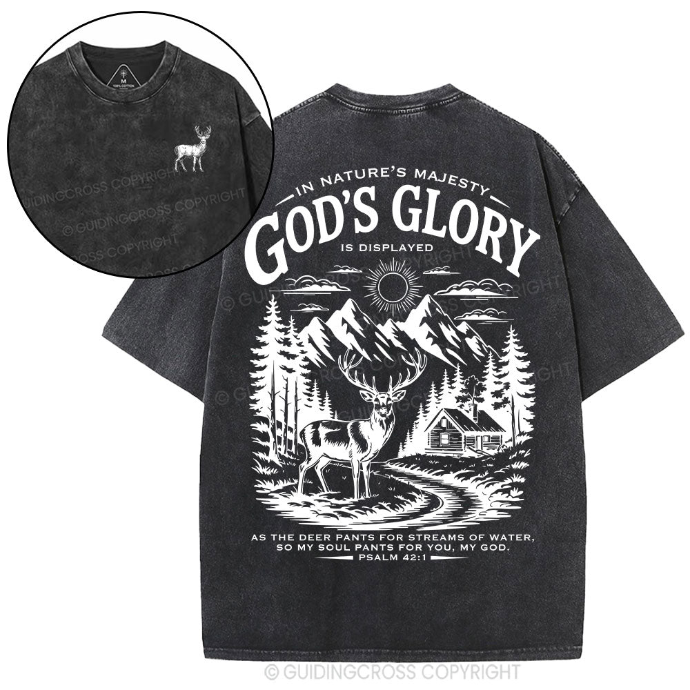 God's Glory Christian Washed T-Shirt