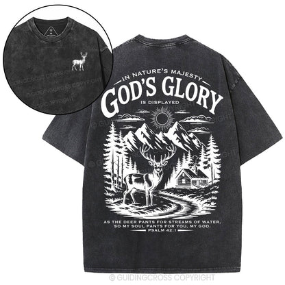 God's Glory Christian Washed T-Shirt