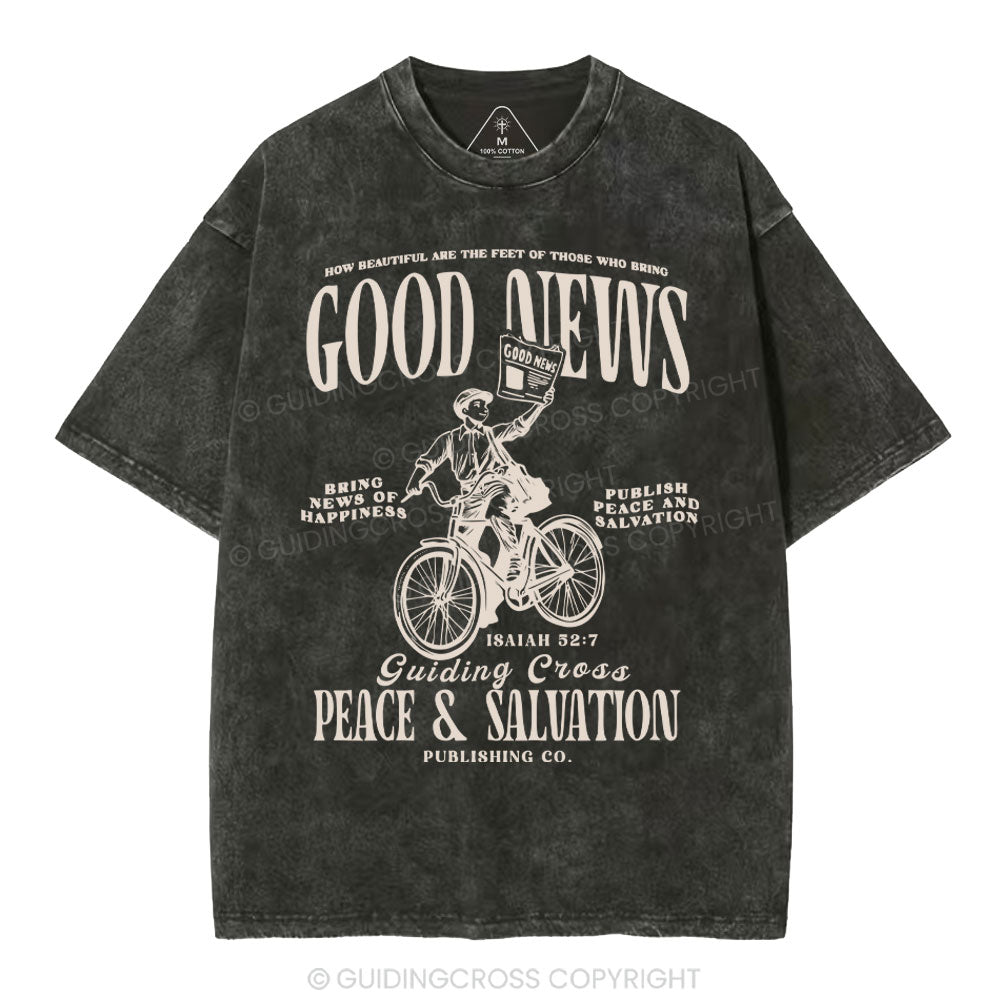 Good News Christian Washed T-Shirt