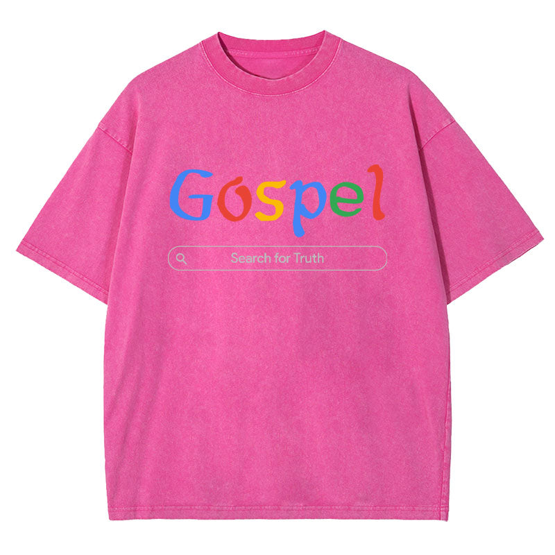 Gospel Christian Washed T-shirt