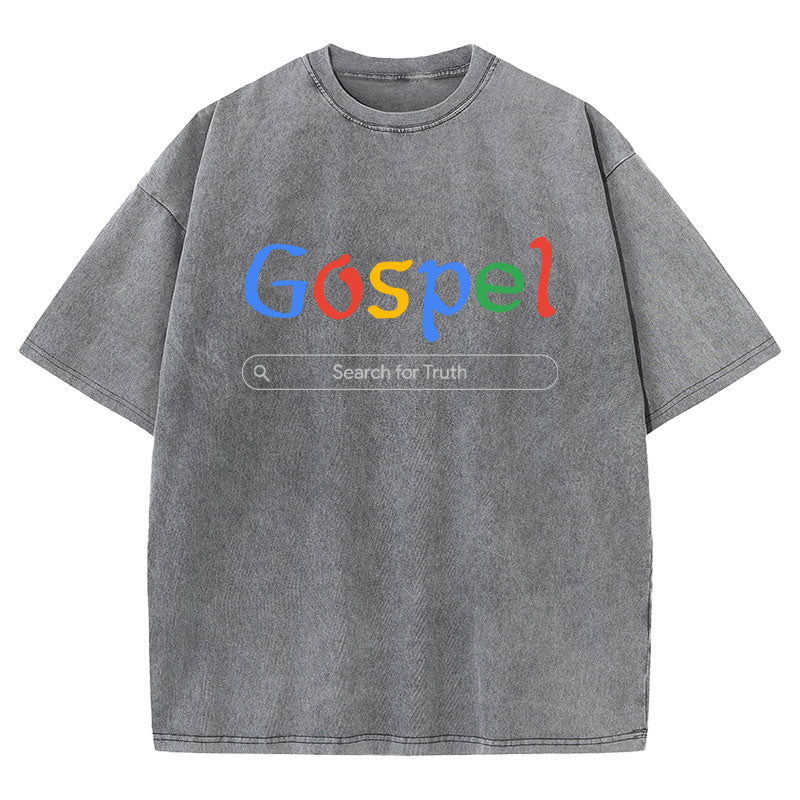 Gospel Christian Washed T-shirt