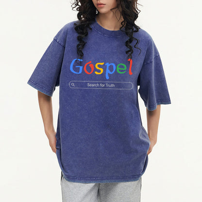 Gospel Christian Washed T-shirt
