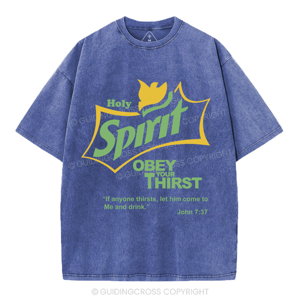 Holy Spirit Christian Washed T-Shirt