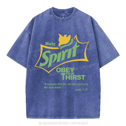 Holy Spirit Christian Washed T-Shirt