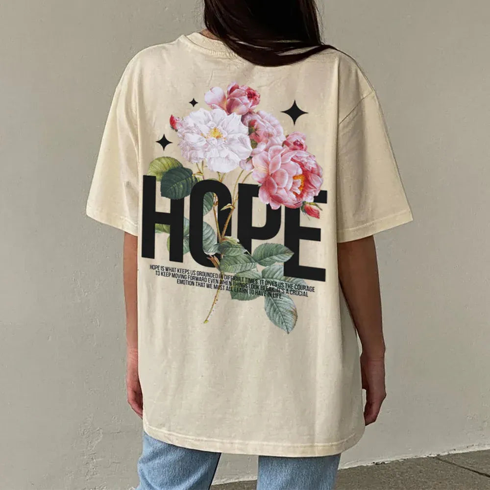 Hope Is Foundational To Faith Christian Washed T-Shirt