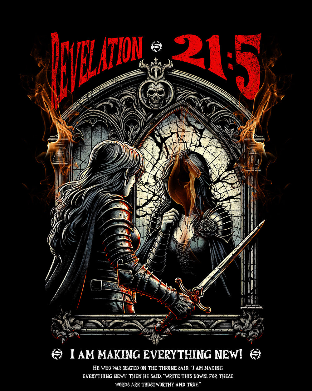 I Am Making Everything New Christian Washed T-Shirt