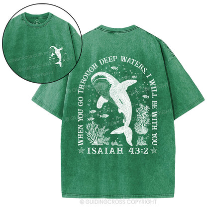 I Will Be With You Christian Washed T-Shirt