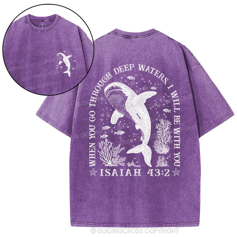 I Will Be With You Christian Washed T-Shirt