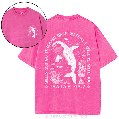 I Will Be With You Christian Washed T-Shirt