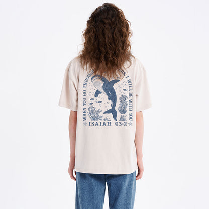 I Will Be With You Christian Washed T-Shirt