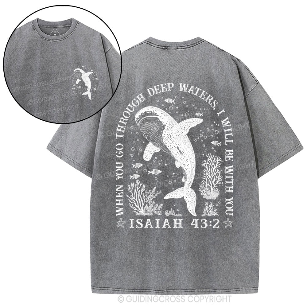 I Will Be With You Christian Washed T-Shirt