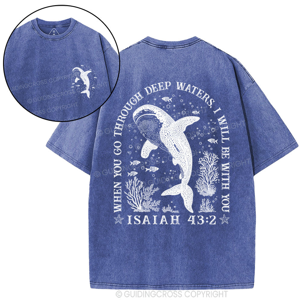 I Will Be With You Christian Washed T-Shirt