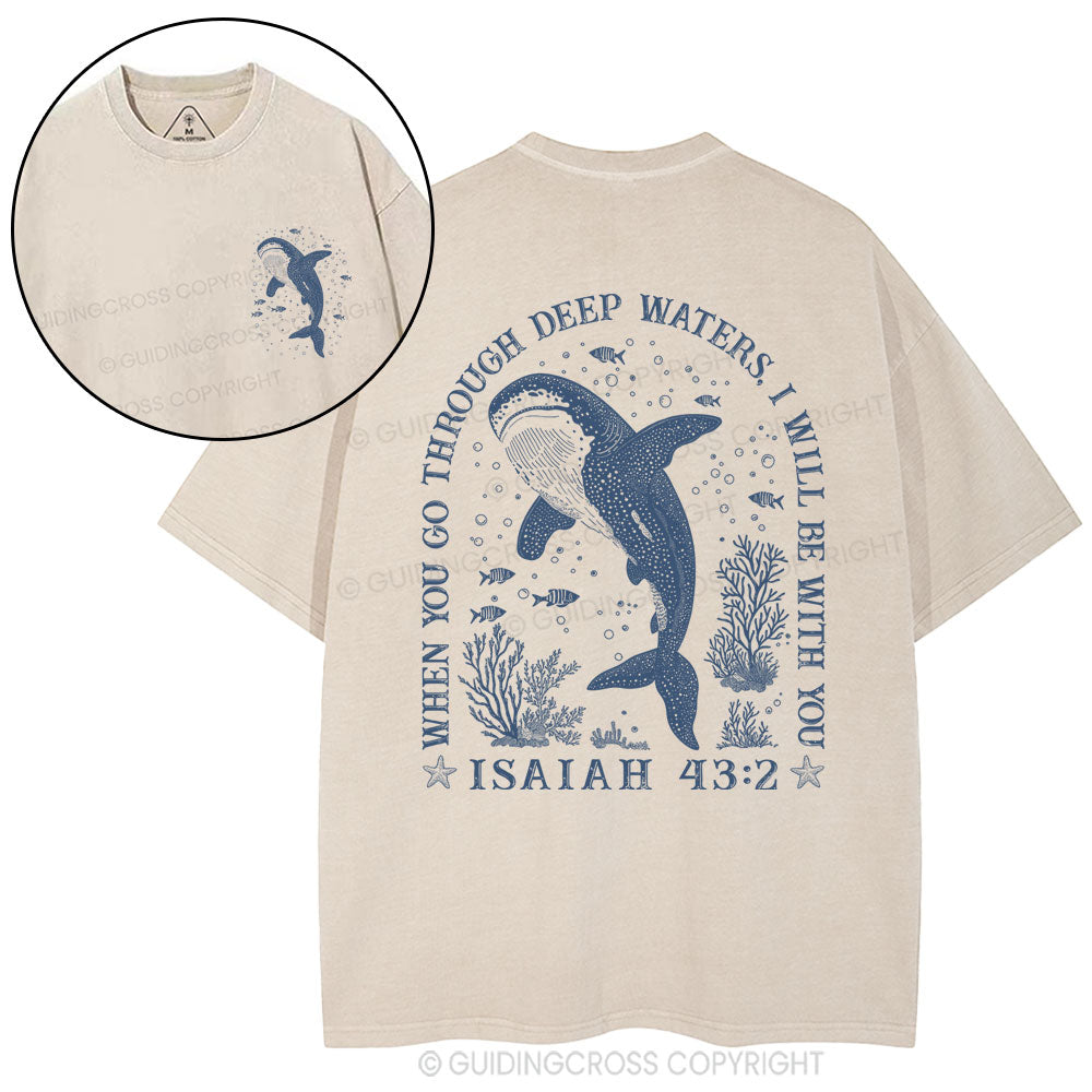 I Will Be With You Christian Washed T-Shirt