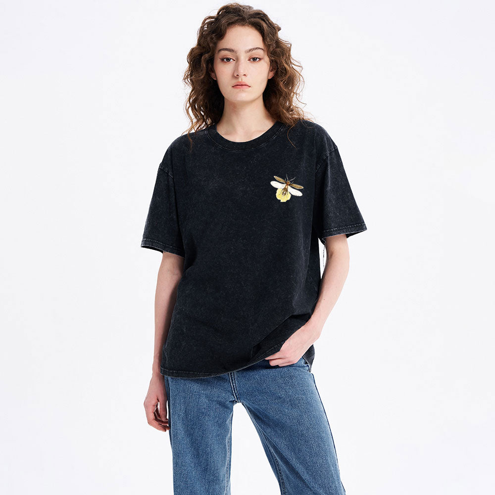 If God Can Make A Bug's Butt Christian washed T-Shirt