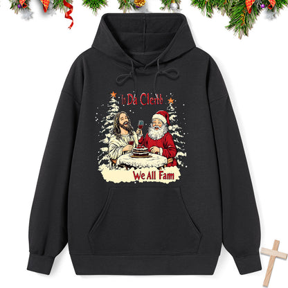 In Da Clerb We All Fam Classic Christian Hoodie