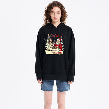 In Da Clerb We All Fam Classic Christian Hoodie