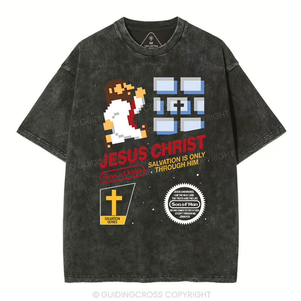Jesus Christ  Chirstian Washed T-Shirt