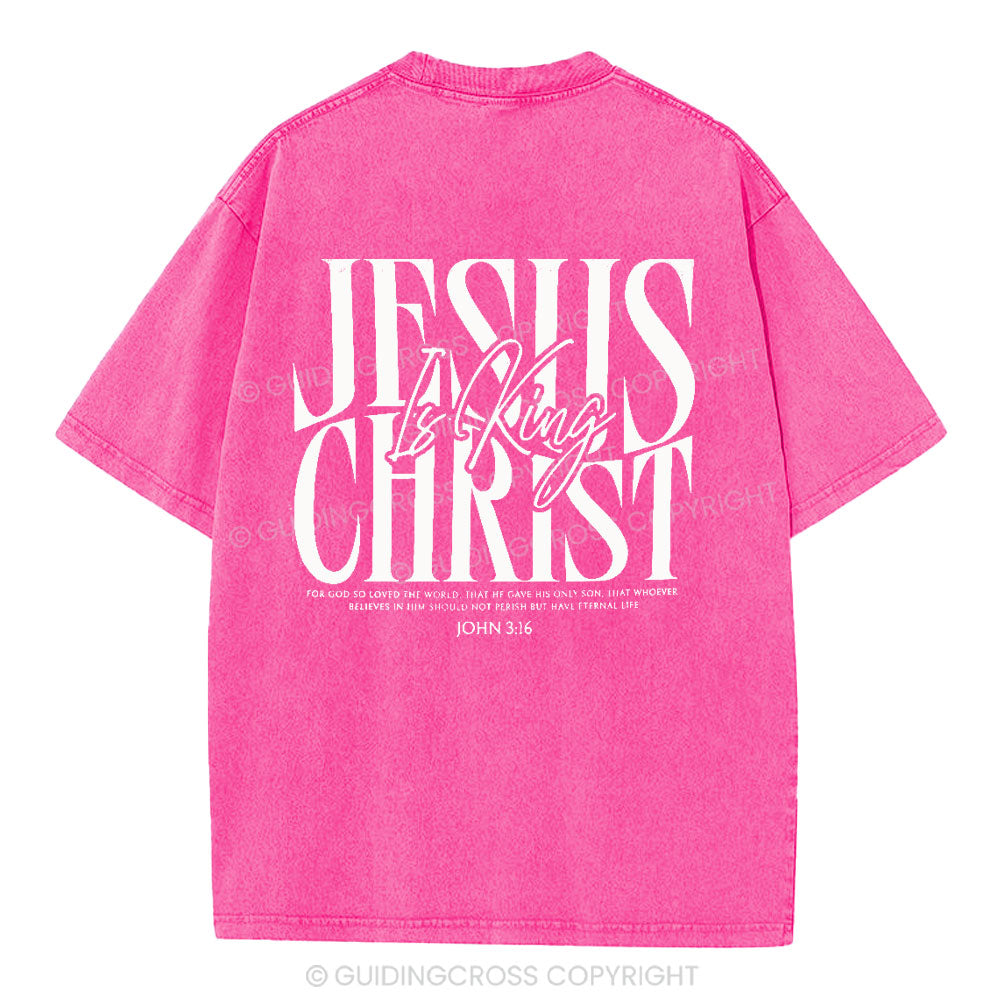 Jesus Christ Christian Washed T-Shirt