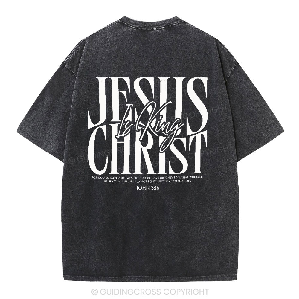 Jesus Christ Christian Washed T-Shirt