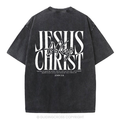 Jesus Christ Christian Washed T-Shirt