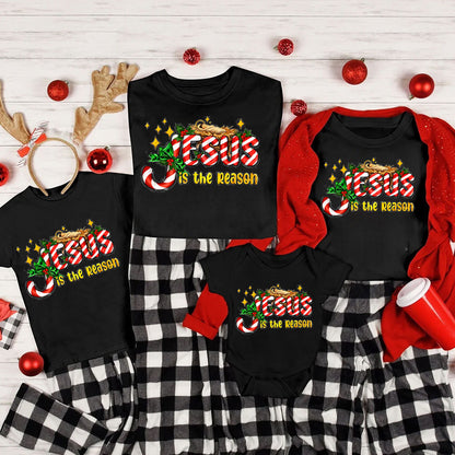 Jesus Is The Reason Christian Christmas Family Matching Shirts