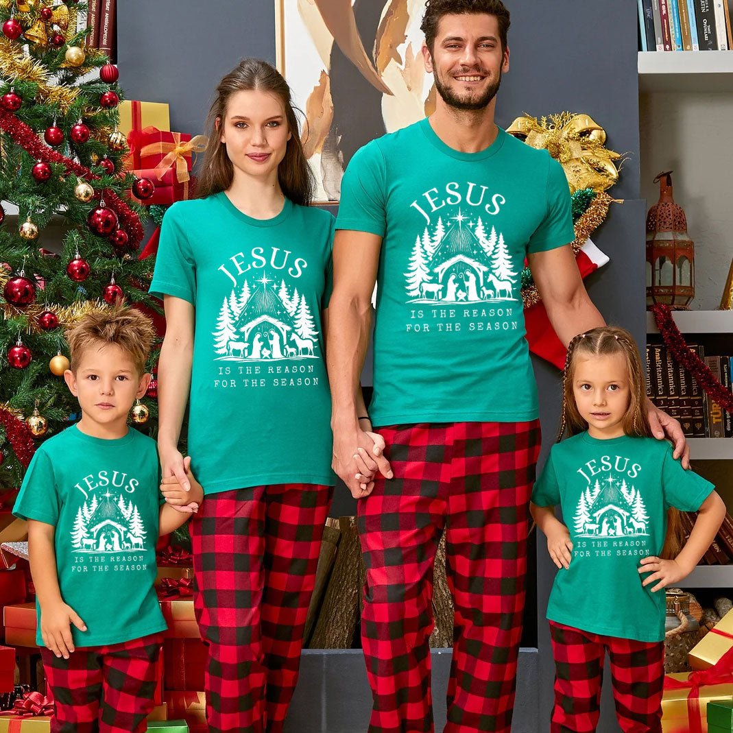 Jesus Is The Reason Christmas Family Matching Shirts