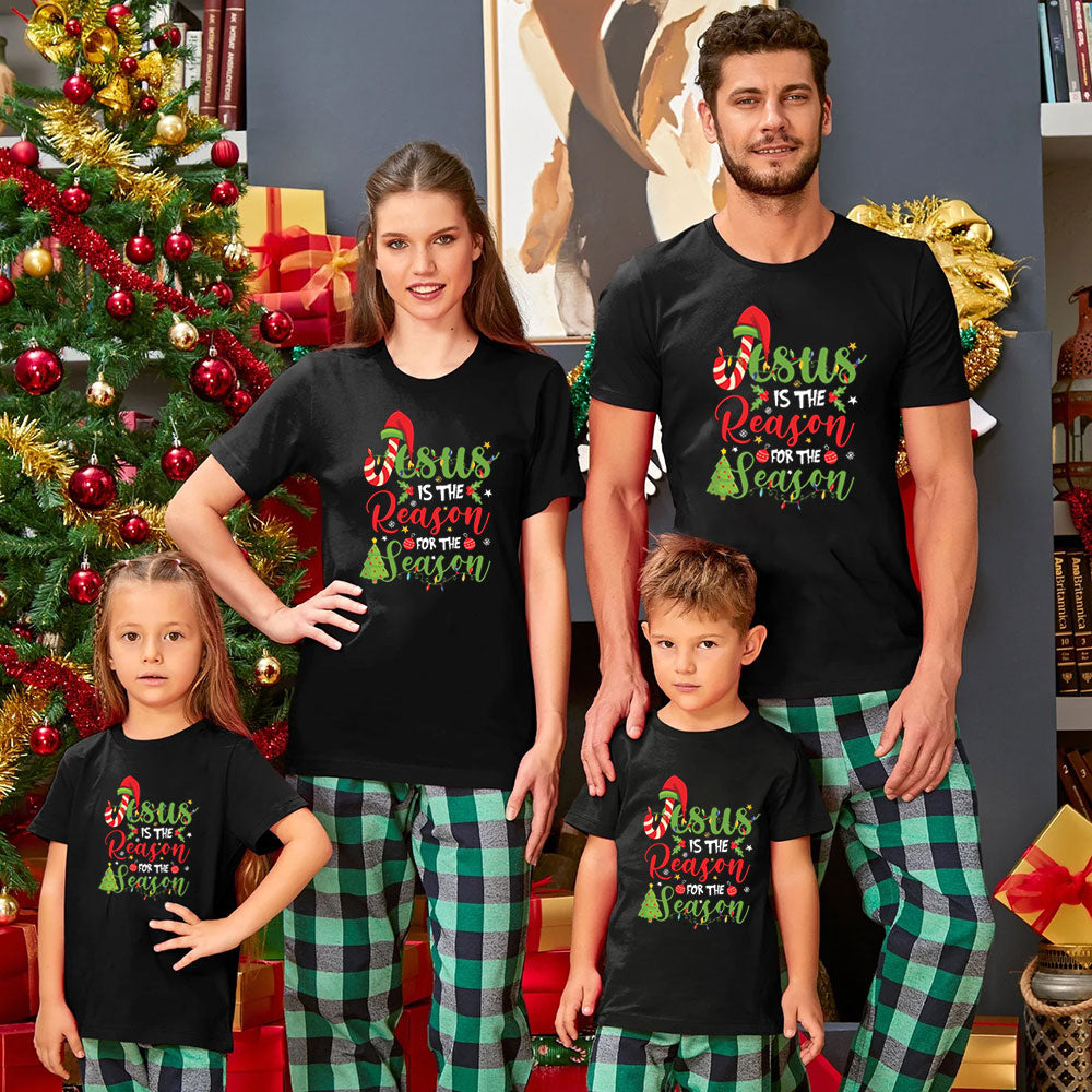 Jesus Is The Reason Christian Christmas Family Matching Shirts