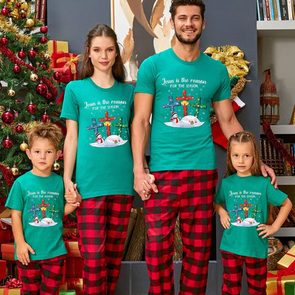 Jesus Is The Reason For The Season Christmas Family Matching Shirts