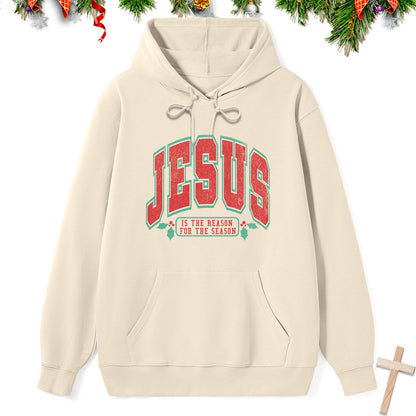 Jesus Is The Season For The Reason Classic Christian Christmas Hoodie