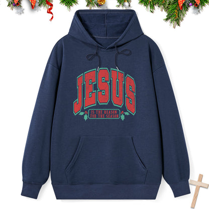 Jesus Is The Season For The Reason Classic Christian Christmas Hoodie
