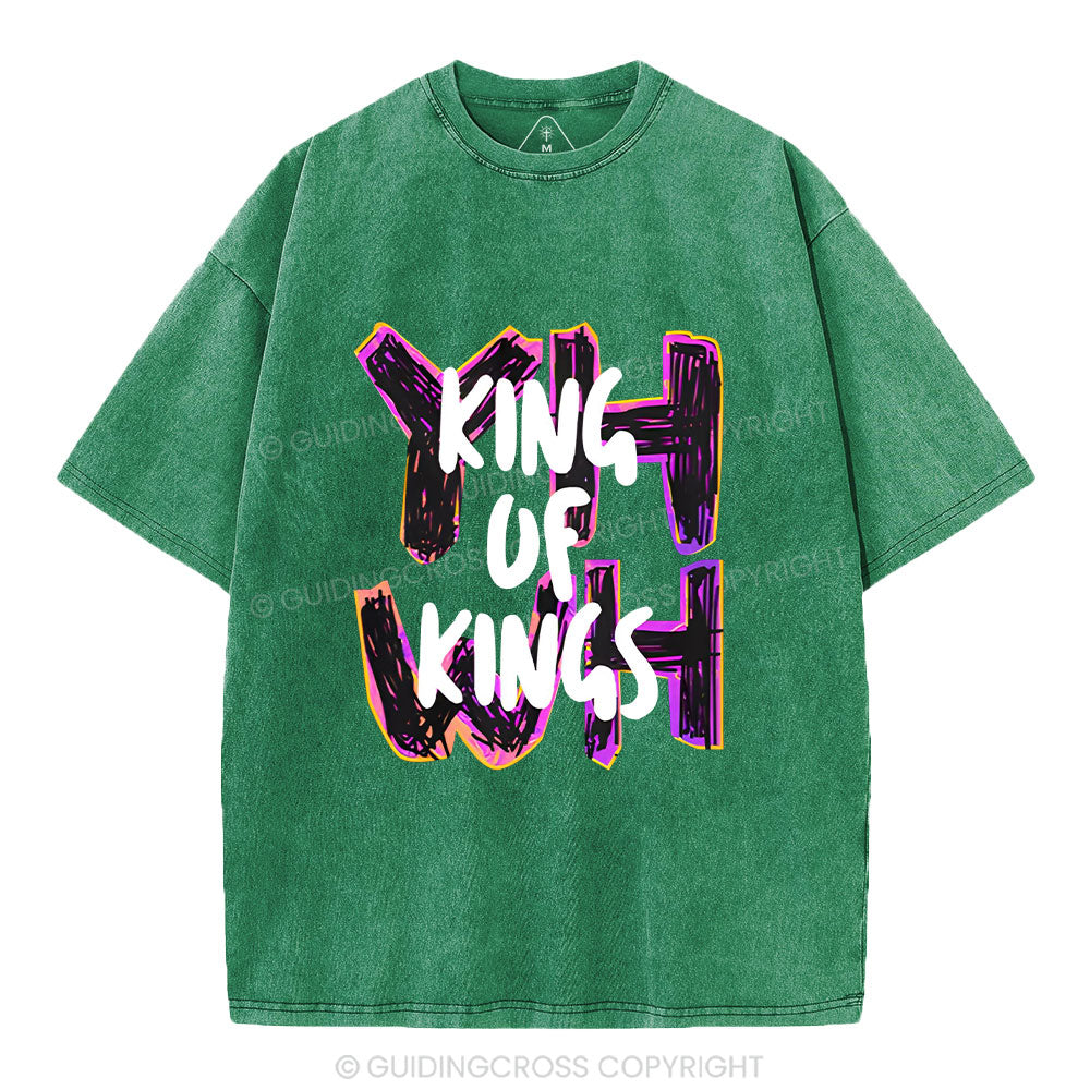 King Of Kings Christian Washed T-Shirt