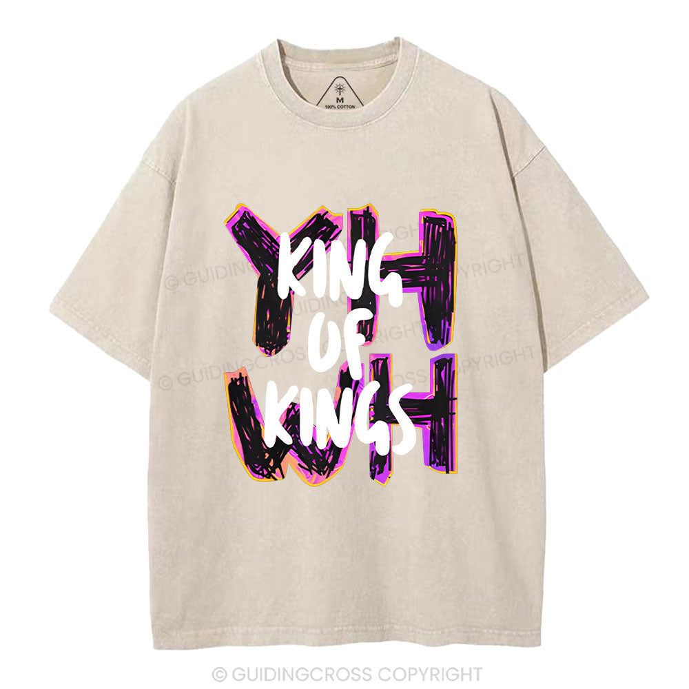 King Of Kings Christian Washed T-Shirt