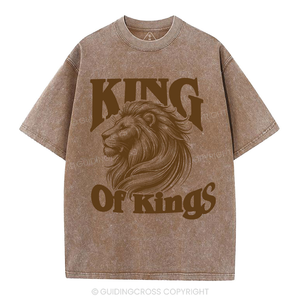 King Of Kings Christian Washed T-Shirt