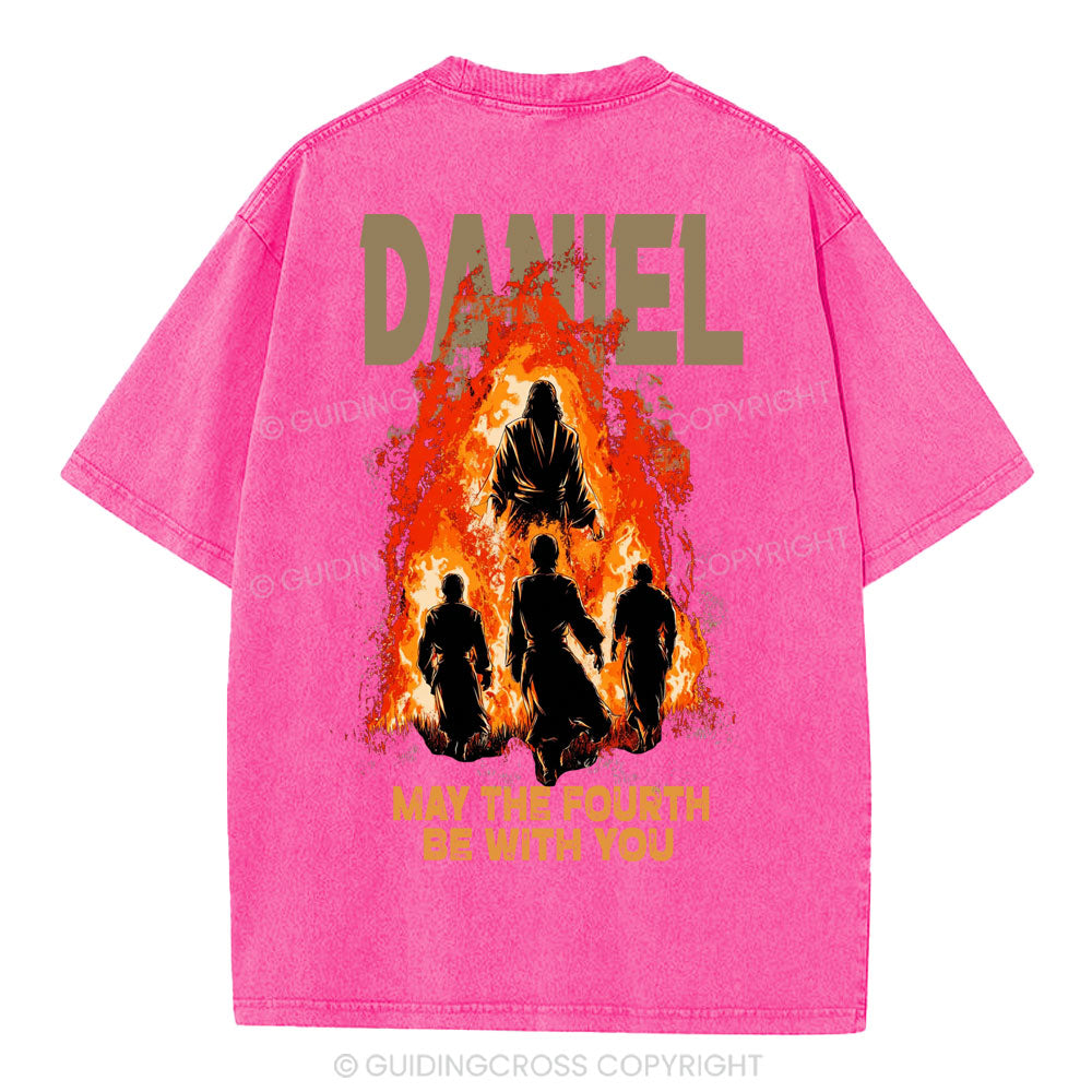 May The Fourth Be With You Christian Washed T-Shirt