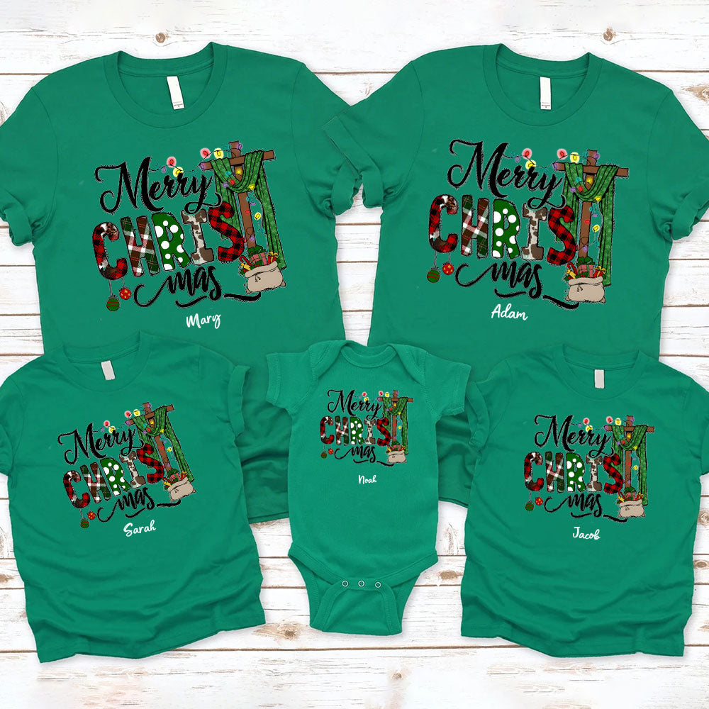 Merry Christmas Family Matching Shirts