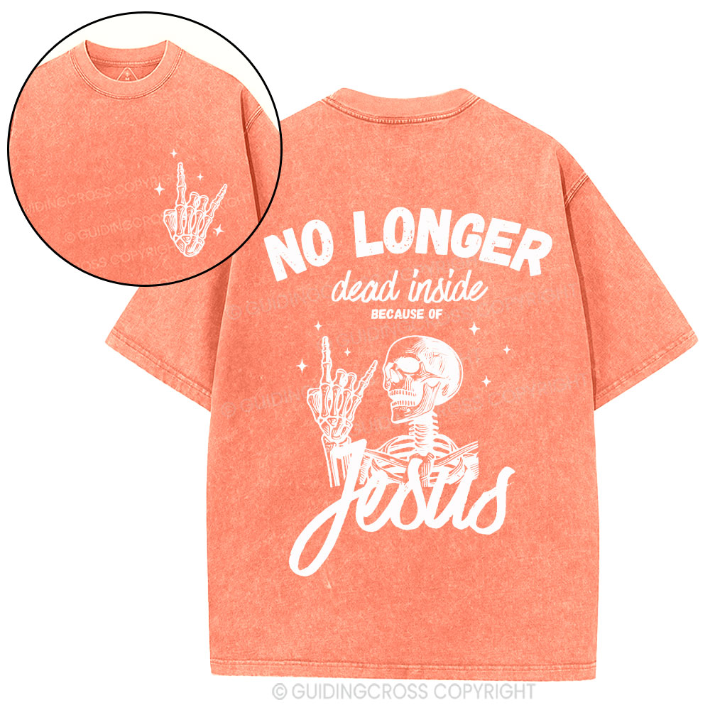 No Longer Dead Inside Christian Washed T-Shirt