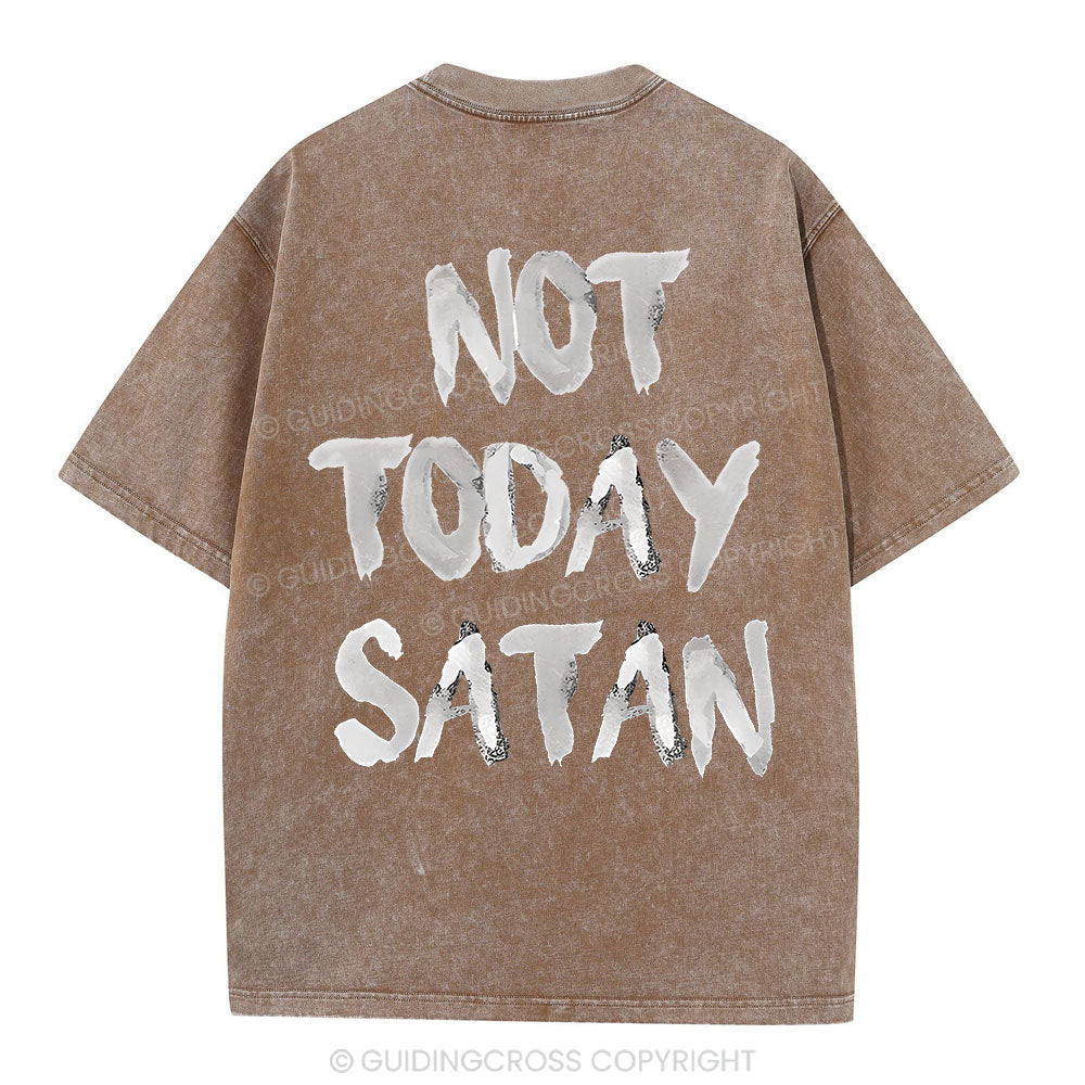 Not Today Christian Washed T-Shirt