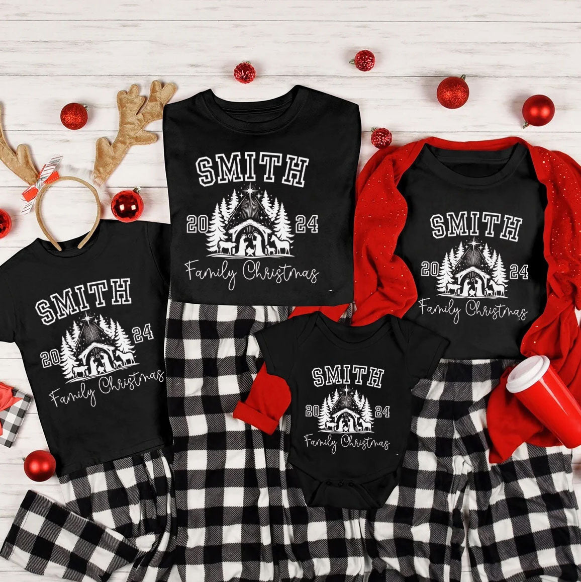 Personalized Christmas Family Matching Shirts