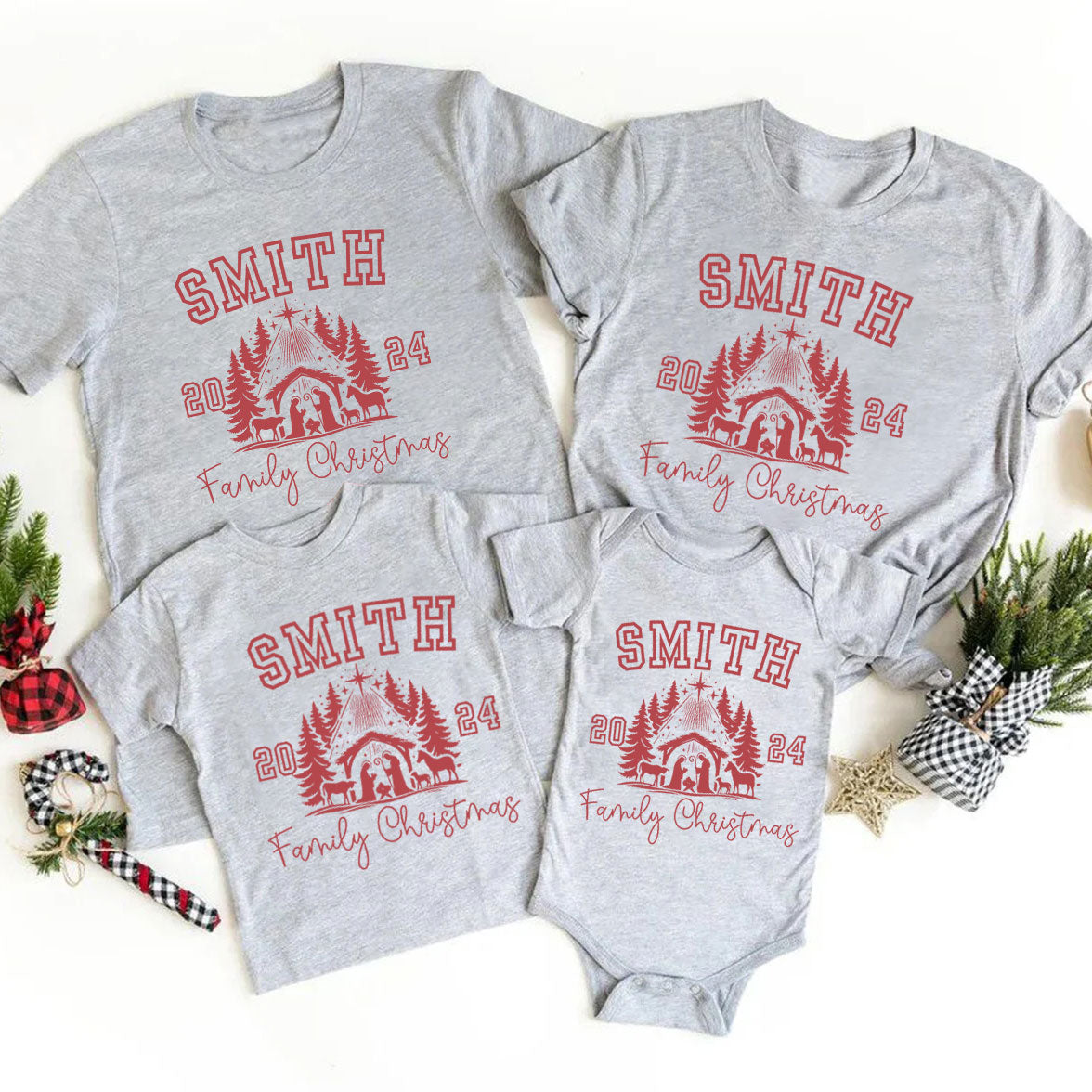 Personalized Christmas Family Matching Shirts