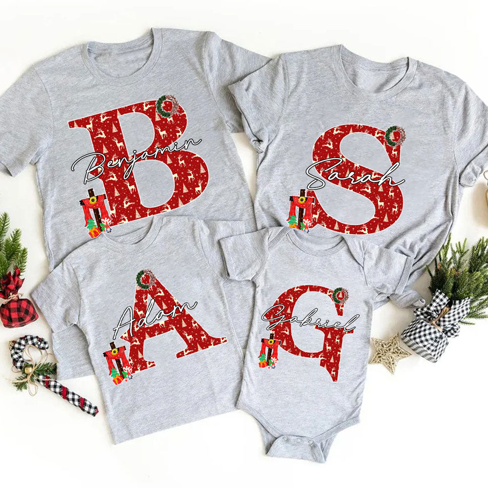 Personalized Christian Christmas Family Matching Shirts