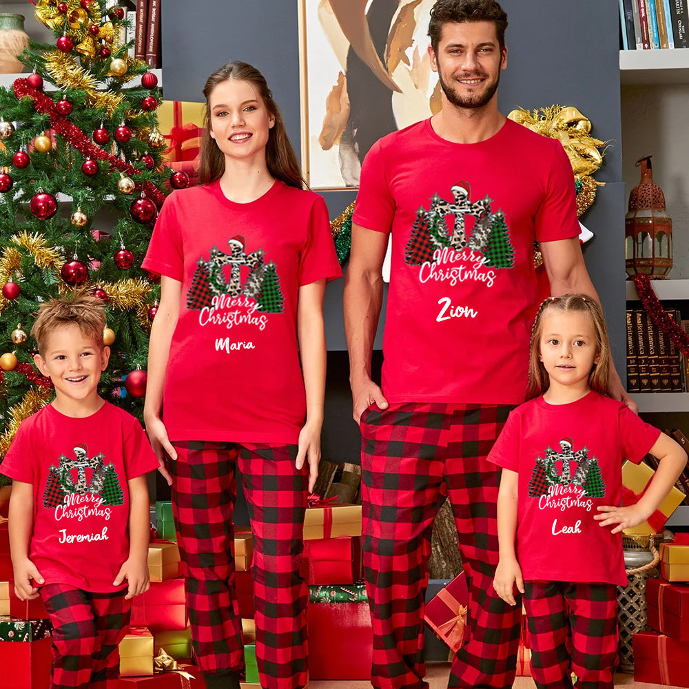 Personalized Merry Christmas Family Matching Shirts
