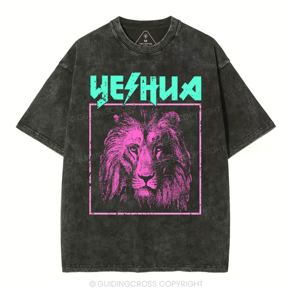 Retro Lion Yeshua Christian T-Shirt