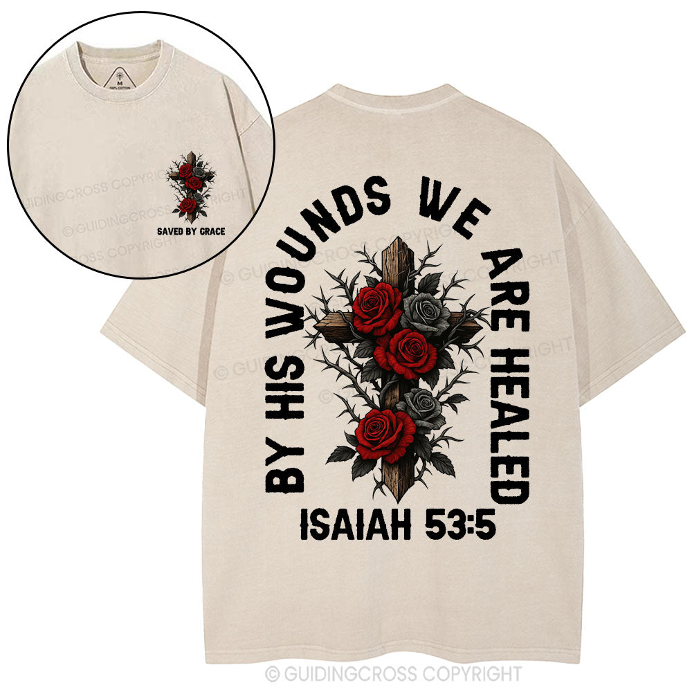 Saved By Grace Christian Washed T-Shirt