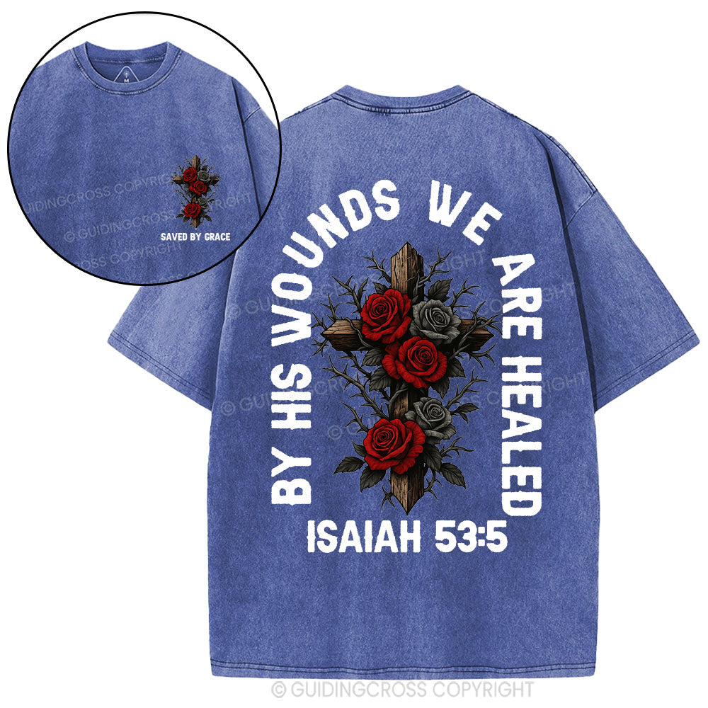 Saved By Grace Christian Washed T-Shirt