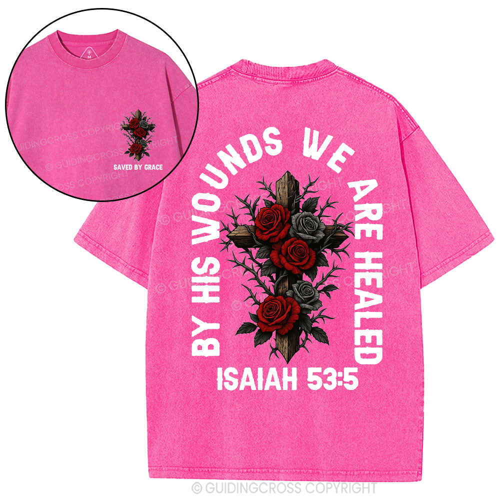 Saved By Grace Christian Washed T-Shirt